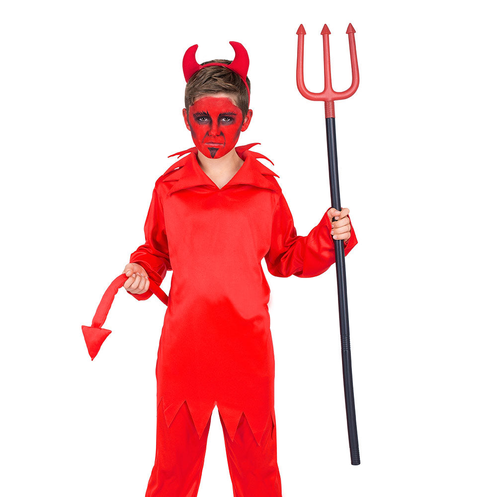 Mad Toys Spooky Red Devil Large Trident Halloween Costumes Accessory 104 cm