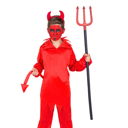 Mad Toys Spooky Red Devil Large Trident Halloween Costumes Accessory 104 cm