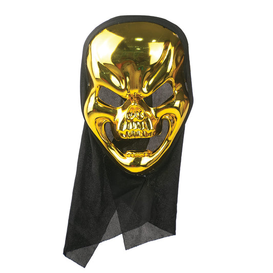 Mad Toys Gold Skull Mask Halloween Costume Accessories