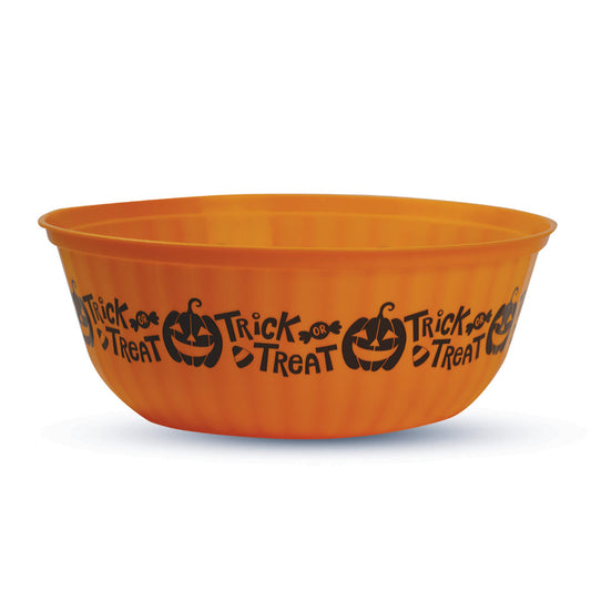 Mad Toys Trick or Treat Orange Candy Bowl Halloween Props & Decoration