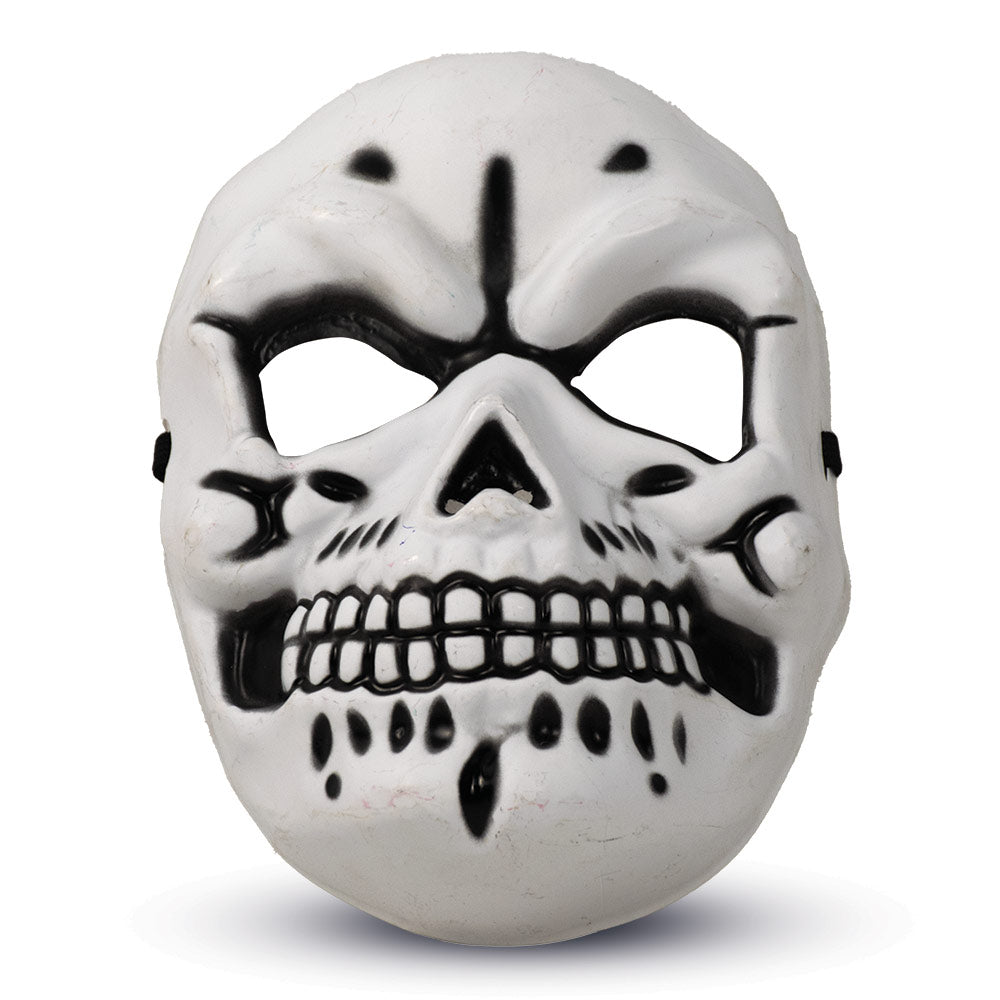 Mad Toys Spooky White Skull Mask Halloween Kids and Adult Costumes Accessory