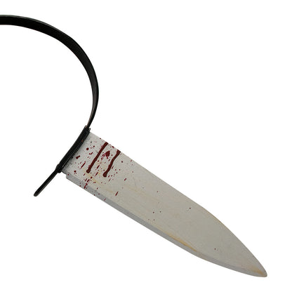 Mad Toys Creepy Zombie Fake Knife Headband Halloween Costumes Accessory for Kids and Adults