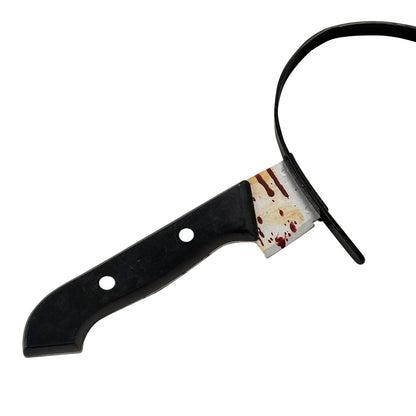 Mad Toys Creepy Zombie Fake Knife Headband Halloween Costumes Accessory for Kids and Adults