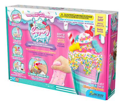 Slimy Sugary Crush™ DIY ASMR Ice Cream Series 1 Milkshake Maker Set, 2 Assortments to Collect, Safe Non-Toxic, BPA & Gluten Free