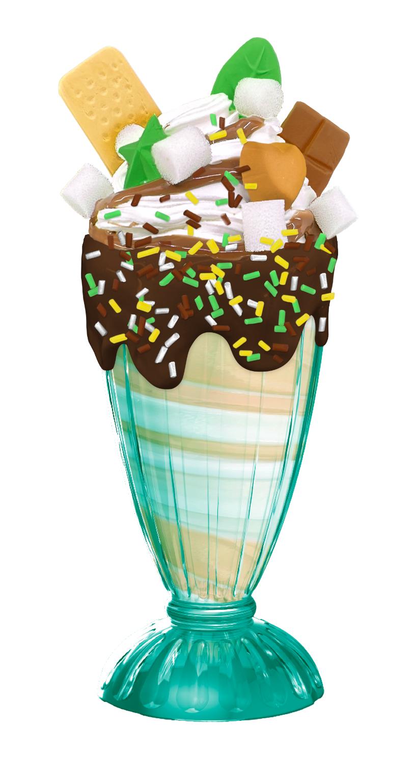 Slimy Sugary Crush™ DIY ASMR Ice Cream Series 1 Milkshake Maker Set, 2 Assortments to Collect, Safe Non-Toxic, BPA & Gluten Free