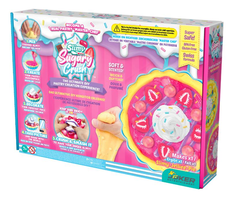 Slimy Sugary Crush™ ASMR Bakery Series 1 DIY Jellie Pie Maker Set, 2 Assortments to Collect, Safe Non-Toxic, BPA & Gluten Free