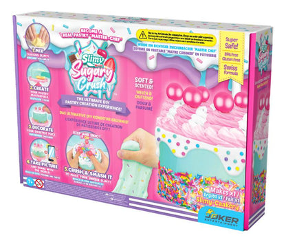 Slimy Sugary Crush™ DIY ASMR Pastry Series 1 Party Cake Maker Set, Safe Non-Toxic, BPA & Gluten Free