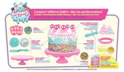 Slimy Sugary Crush™ DIY ASMR Pastry Series 1 Party Cake Maker Set, Safe Non-Toxic, BPA & Gluten Free