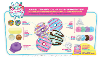 Slimy Sugary Crush™ Bakery Series 1 DIY ASMR Donuts Creation Set, Safe Non-Toxic, BPA & Gluten Free