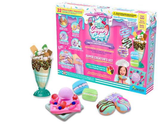 Slimy Sugary Crush™ The Ultimate DIY Pastry Creation Combo Set Super Creator’s Kit, Safe Non-Toxic, BPA & Gluten Free