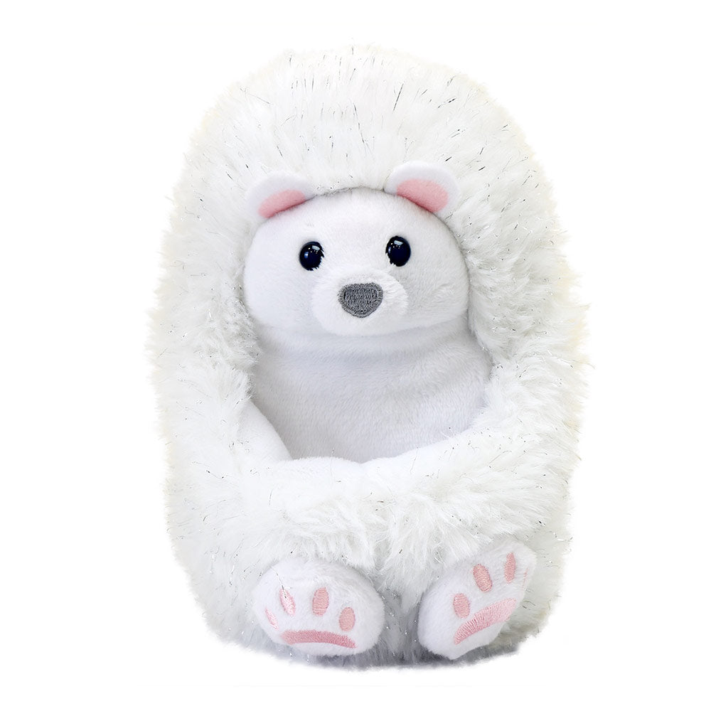 Curlimals Arctic Glow Perry Polar Bear Interactive Soft Toy With Over 75 Sounds and Reactions Responds to Touch with Lights Cuddly Fun Arctic Animal Gift For Girls and Boys Age 3+, White