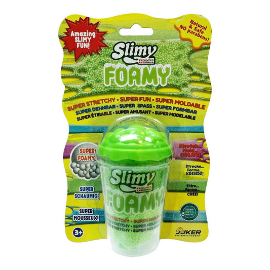 Slimy Foamy in a cup 4 Colours on a Blistercard 55gms Assorted