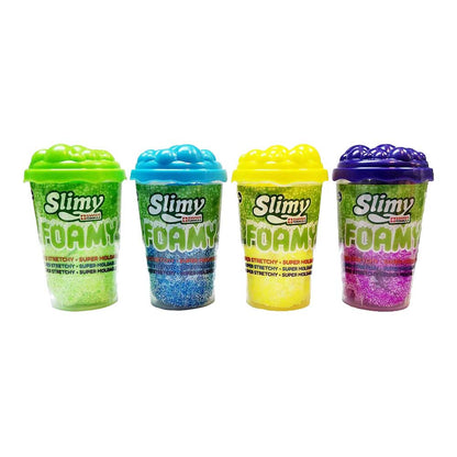 Slimy Foamy in a cup 4 Colours on a Blistercard 55gms Assorted