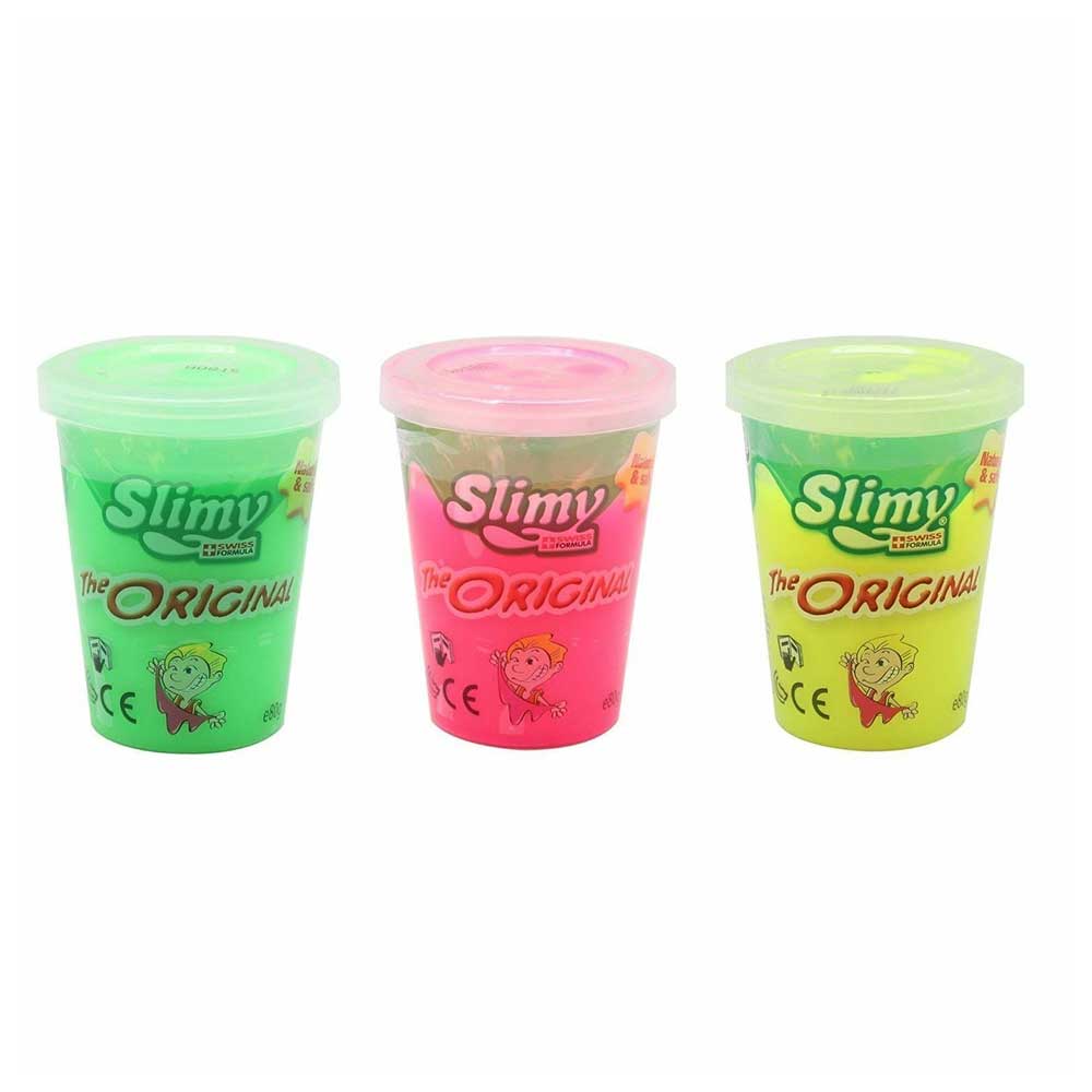 Slimy Mini Original 3 Assortment to Collect 80gms Slime Toy, Non-Toxic and Non Irritating Gooey Slime