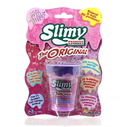 Slimy Mini Original Metallic 80 grams Assorted Slime in Blister Card