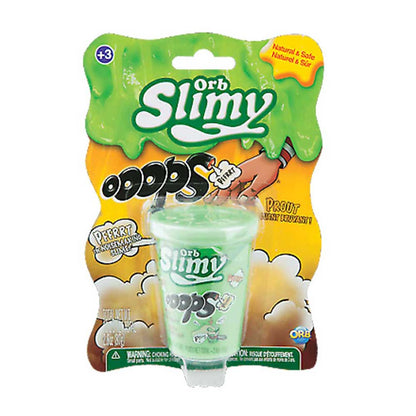 Slimy Mini Ooops Blister Card 80gms Assorted Natural and Safe Slime