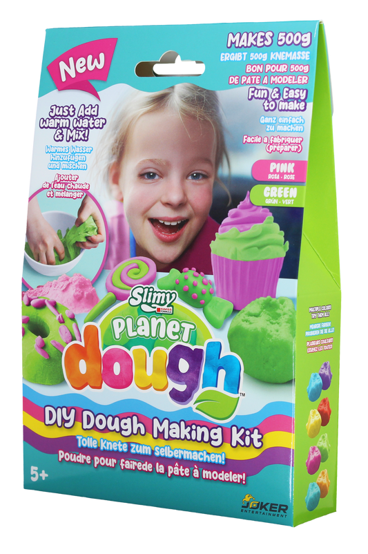 Slimy Planet Dough DIY Dough Making Kit 4 Colors with Tools 500grams