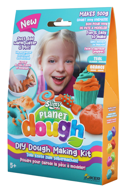 Slimy Planet Dough DIY Dough Making Kit 4 Colors with Tools 500grams