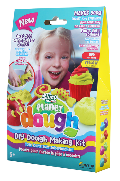 Slimy Planet Dough DIY Dough Making Kit 4 Colors with Tools 500grams