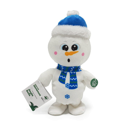 Festive Snowman Walk and Sing Christmas Plush Toys