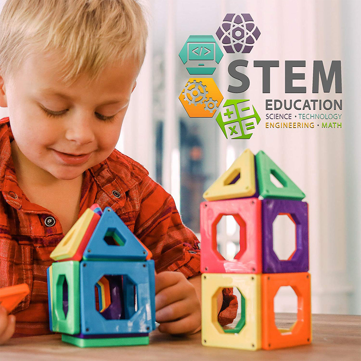 Discovery Mindblown STEM Magnetic Tiles Toys