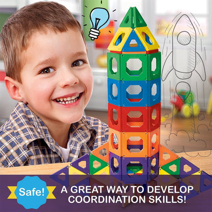 Discovery Mindblown STEM Magnetic Tiles Toys
