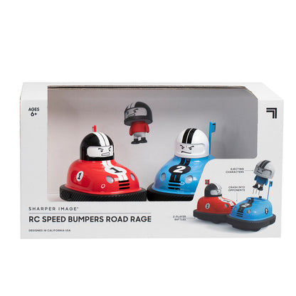 Sharper Image RC Speed Bumper Road Rage Two Player Remote Controlled Toy