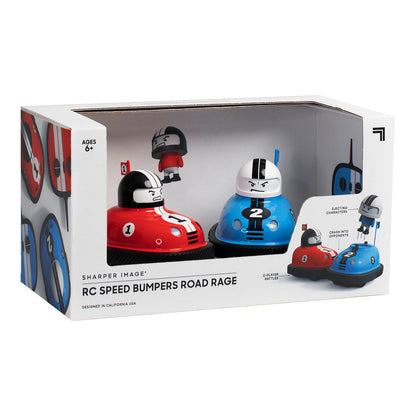 Sharper Image RC Speed Bumper Road Rage Two Player Remote Controlled Toy