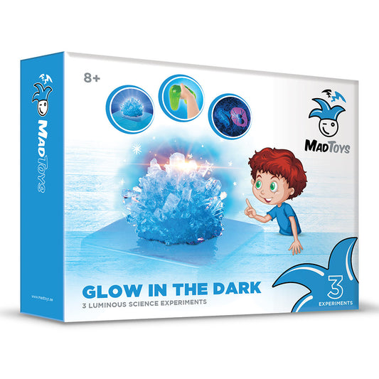 Mad Toys Glow in the Dark 3 Luminous Science Experiment Kit