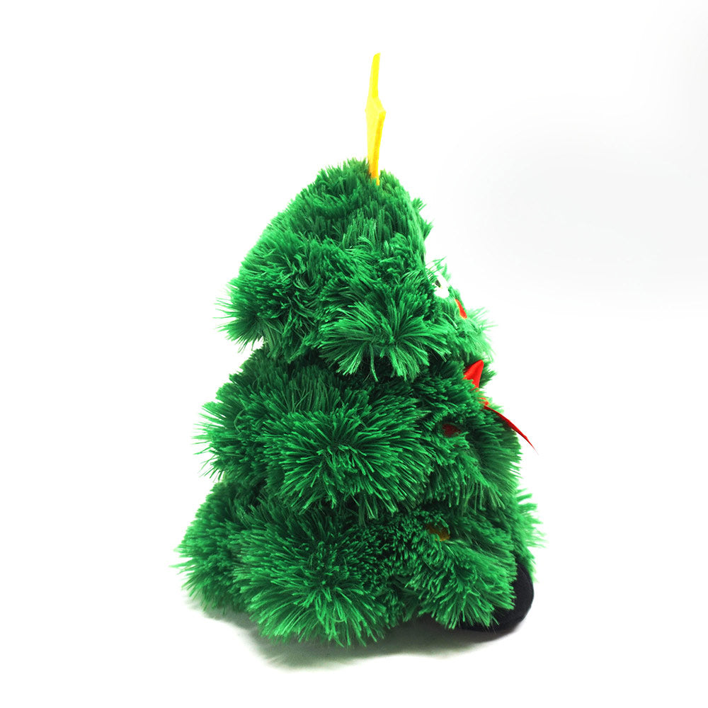 Festive Animated Singing Christmas Tree Plush Toys