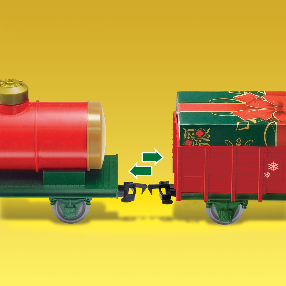 Santa Express Light-Up Christmas Train Set