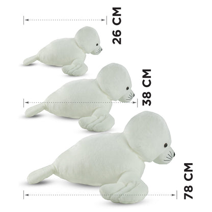 Mad Toys Harp Seal Cuddly Soft Plush Stuffed Toys