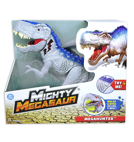 Mighty Megasaur Battery Operated Walking Dinosaur Megahunter Toy - 2 Assorted