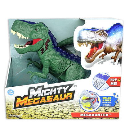 Mighty Megasaur Battery Operated Walking Dinosaur Megahunter Toy - 2 Assorted