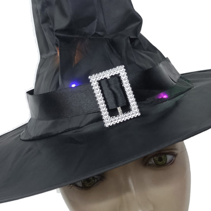 Mad Toys Light Up Witch Hat Halloween Costume Accessory Battery Included