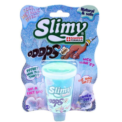 Slimy Mini Oops Metallic Effect 80 grams Blister Card Assorted Slime Toy