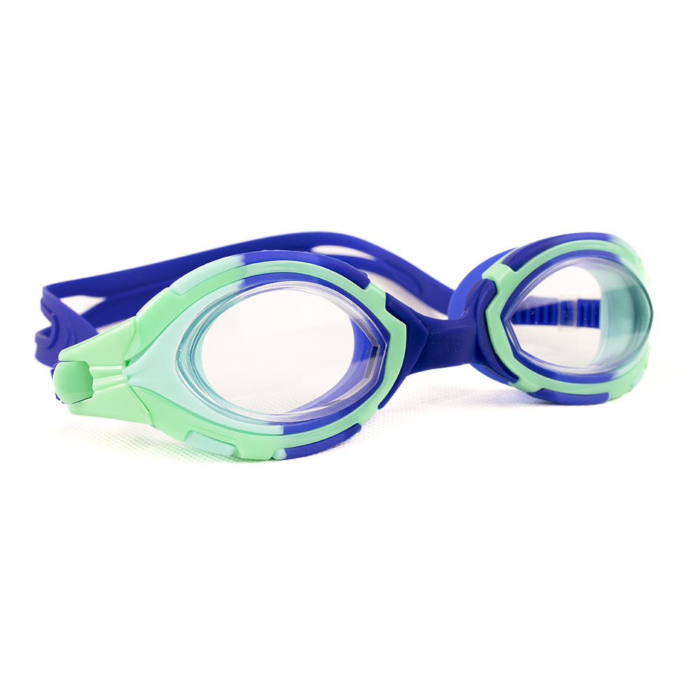 Aqua2ude Aviator Turquoise Anti-Fog, Polarized, UV Protection Kids Swim Goggles
