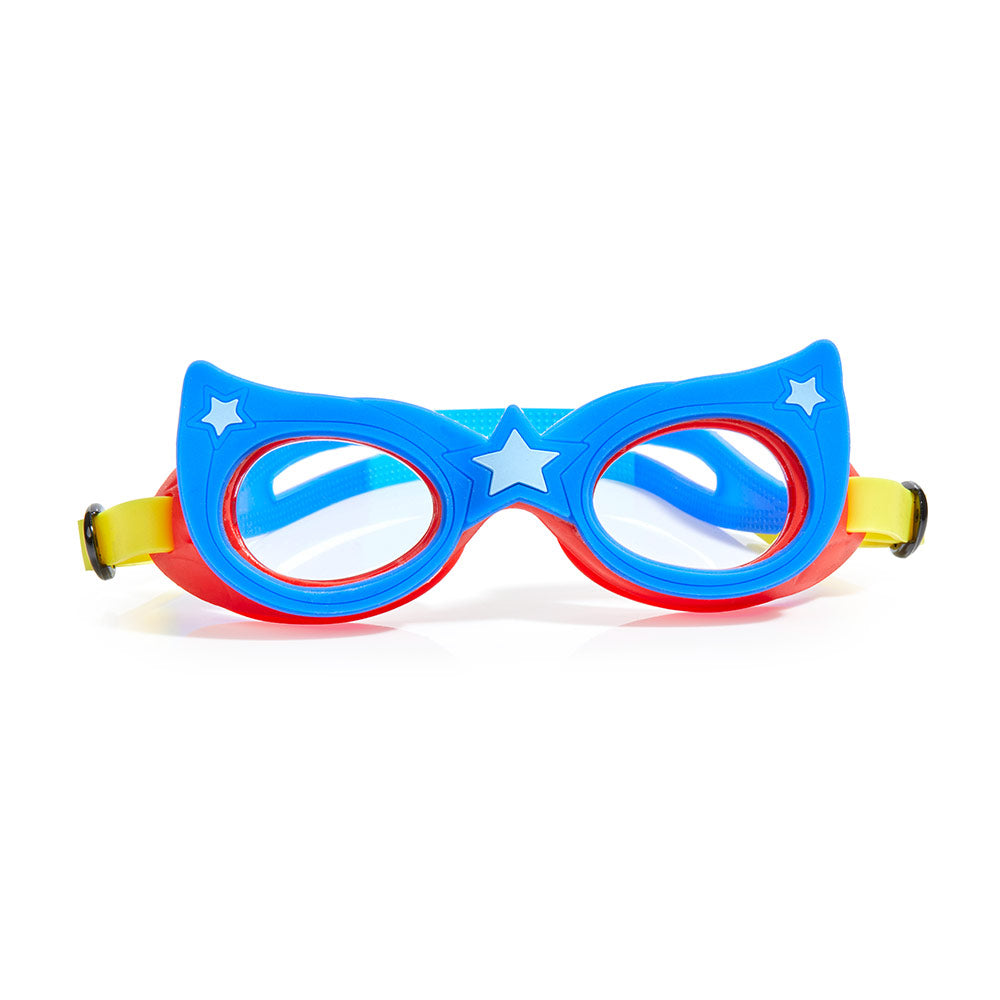Aqua2ude Superhero Blue Swim Goggles for Kids