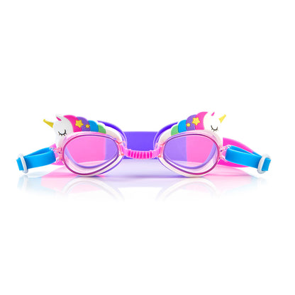 Aqua2ude Rainbow Unicorn Swim Goggles for Kids