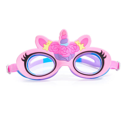 Aqua2ude Unicorn Petals Pink Swim Goggles for Kids