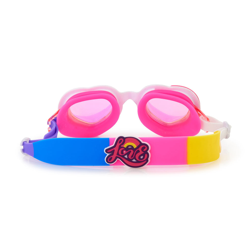 Bling2o Rainbow All You Need is Love Swim Goggles