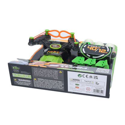 Zing Air Storm Wrist Bow Launcher Set with Zartz Suction-Cup Arrows Fast-Load Wearable Shooter, 40ft Power Range, Adjustable Straps, Action Toy for Kids Ages 8+