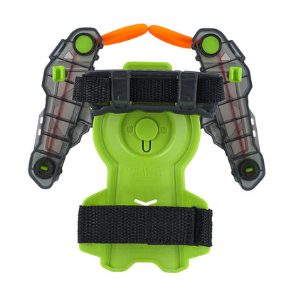 Zing Air Storm Wrist Bow Launcher Set with Zartz Suction-Cup Arrows Fast-Load Wearable Shooter, 40ft Power Range, Adjustable Straps, Action Toy for Kids Ages 8+