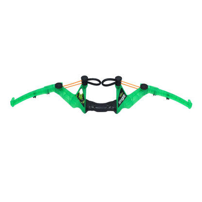 Zing Hyper Strike Original Z-TEK Bow Power Launcher Set 155ft Extreme Range, Dual Zonic Whistle Arrows, Fast-Load Bungee System for Teens Ages 14+