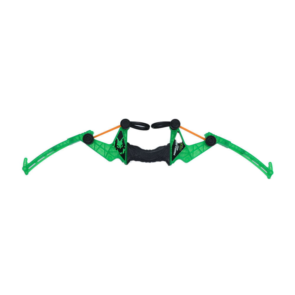 Zing Air Storm Z-TEK Bow Launcher Set with Zartz Self-Suction Arrows Fast-Load Archery Blaster, Ultra-Durable Power Cords, Long-Range Foam Shooting Toy for Kids Ages 8+
