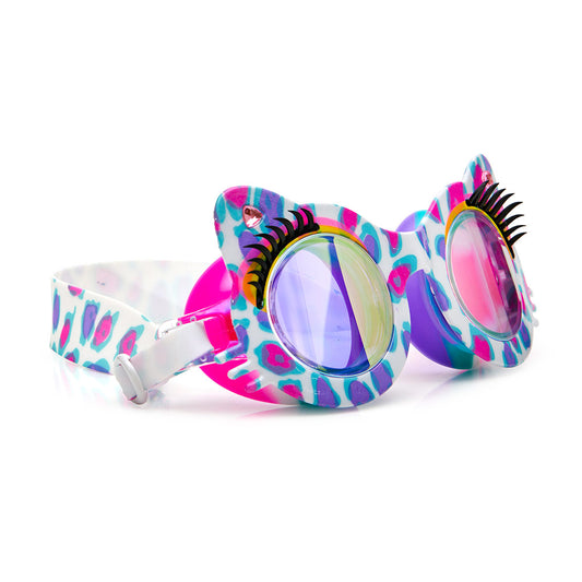 Bling2o Purple Patches Savvy Cat Kids' Swim Goggles