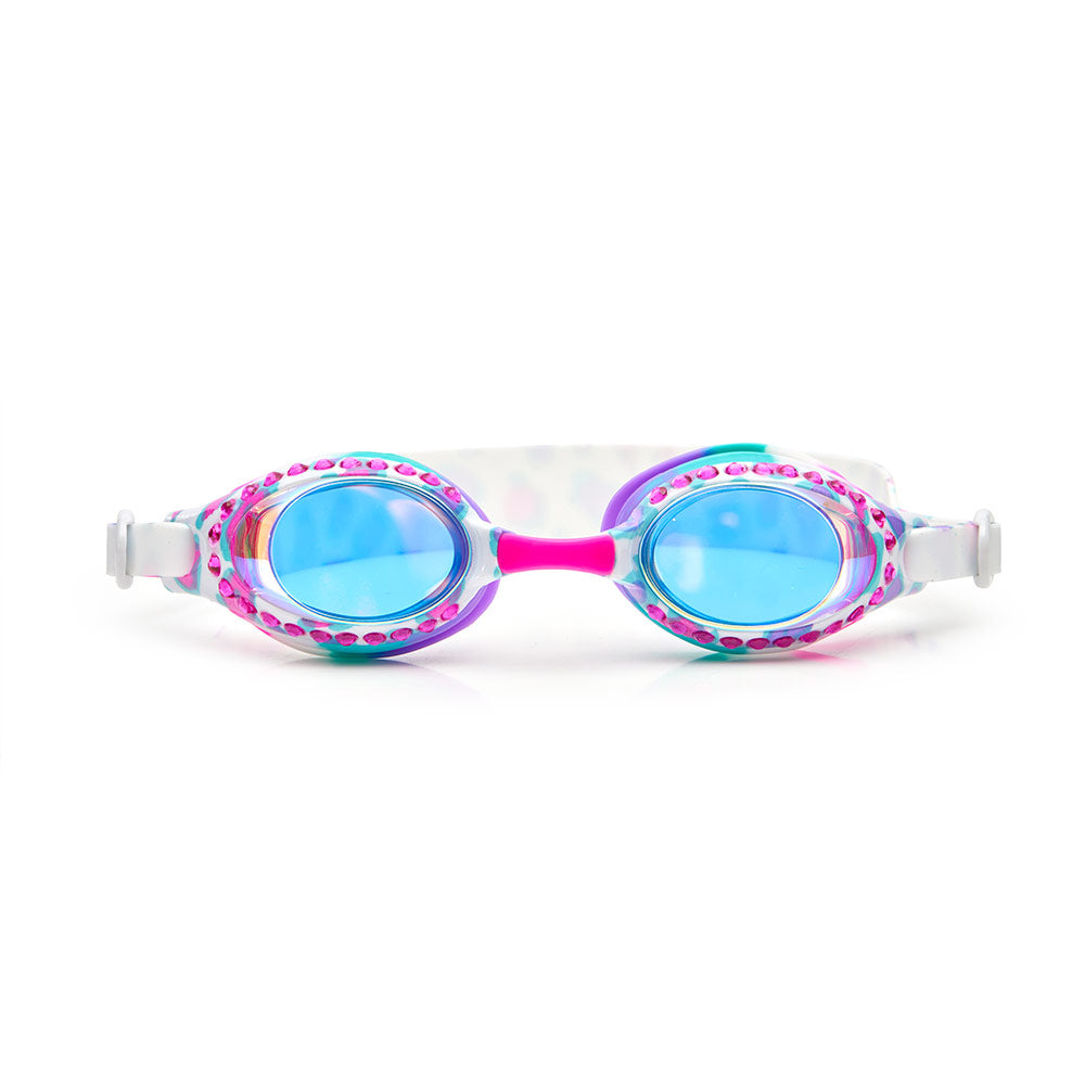 Bling2o Purrincess Pink Cati B Cheetah Printed Frame Swim Goggles for Kids