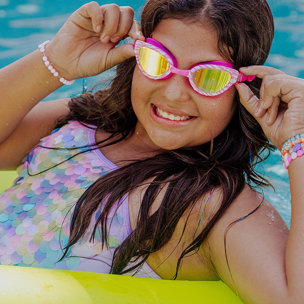 Bling2o Cleo in Pink Pallas Girl Kids' Swim Goggles