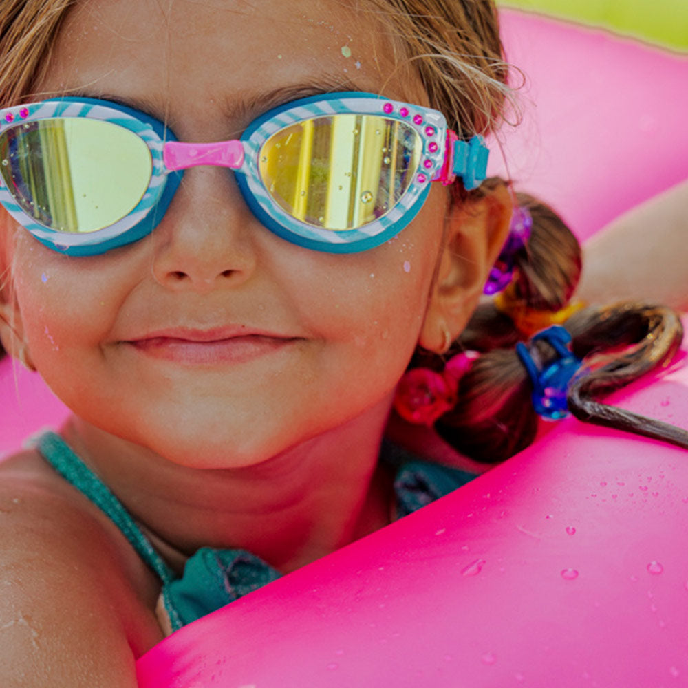 Bling2o Cleo in Bella Blue Girl Kids' Swim Goggles