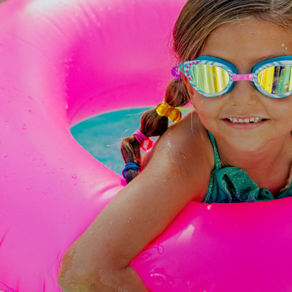 Bling2o Cleo in Bella Blue Girl Kids' Swim Goggles